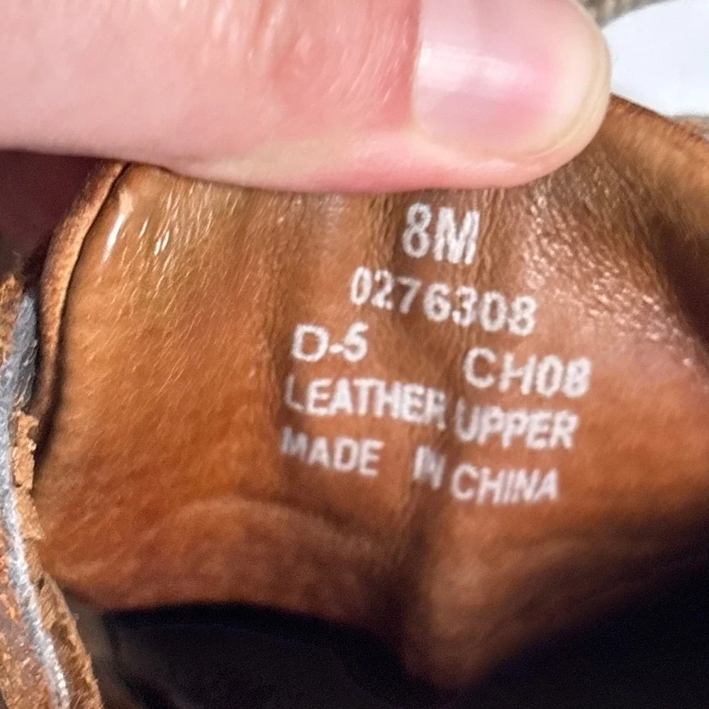Sperry Boat Shoes 8M Brown Leather Mesh Nautical Classic Casual Coastal